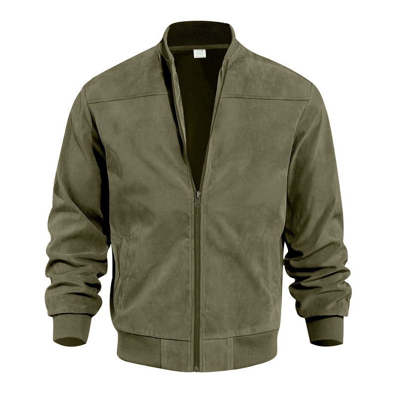 Herren Steppjacke mit strukturiertem Design und ribbed Bündchen Krohn-e