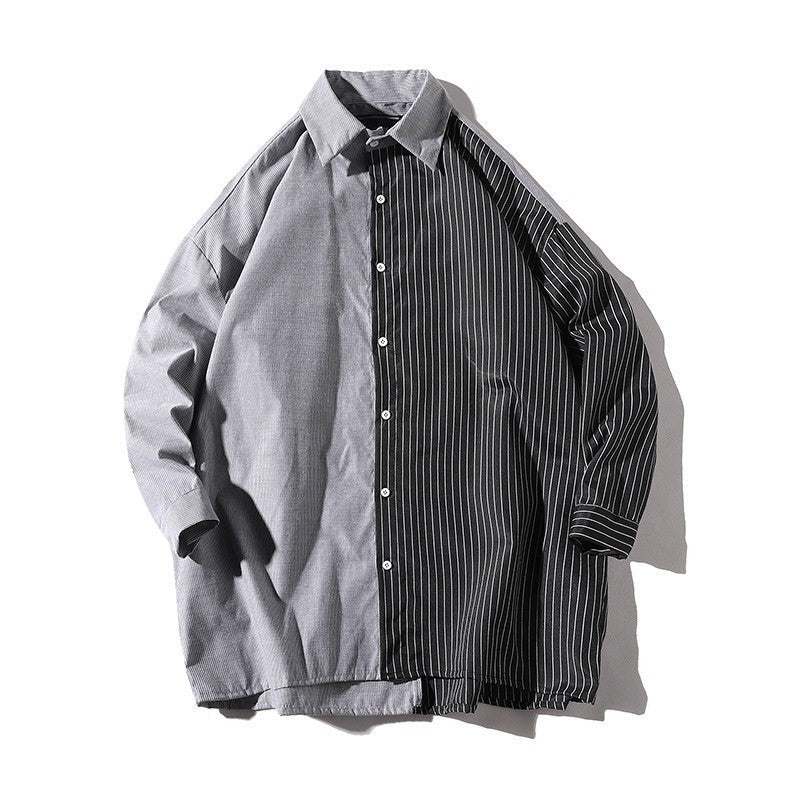 Herren Trendy Hemd mit asymmetrischem Design und urbanem Chic Krohn-e