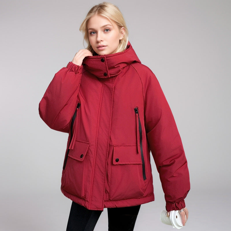Damen sportliche Übergangsjacke mit vielfältigen Taschen und verstellbarem Kragen Krohn-e