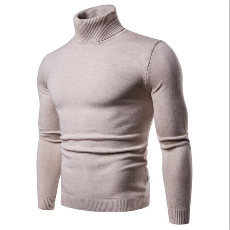 Herren eleganter Rollkragenpullover aus feiner Merinowolle Krohn-e