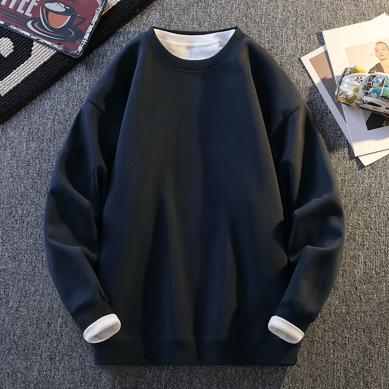 Damen Komfortabler Sweatshirt mit kontrastierenden Ärmeln Krohn-e