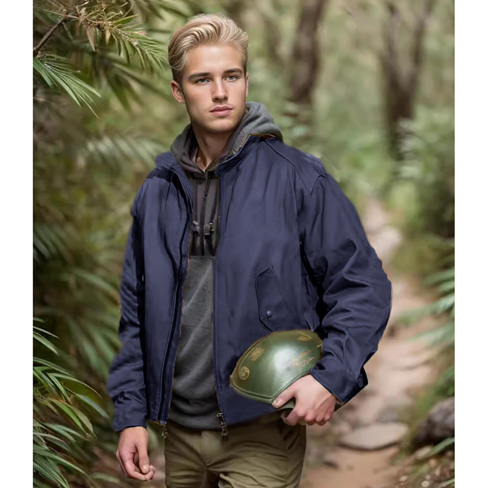 Herren vielseitige Outdoor-Jacke mit praktischen Taschen und wetterfestem Material Krohn-e