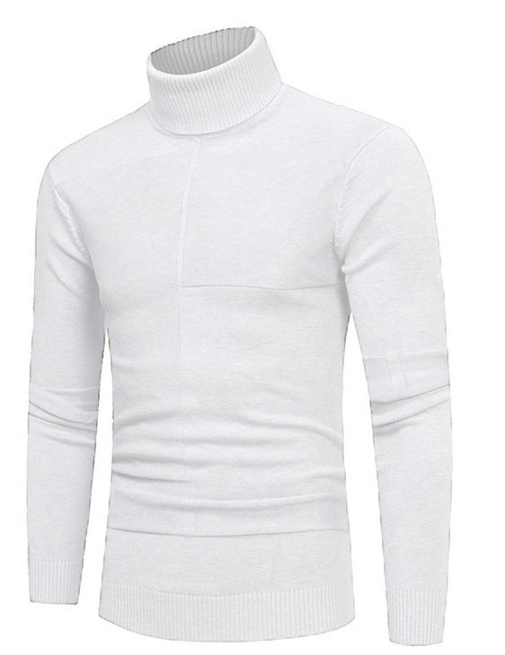 Herren Hochwertiger Rollkragenpullover aus weichem Strick Krohn-e