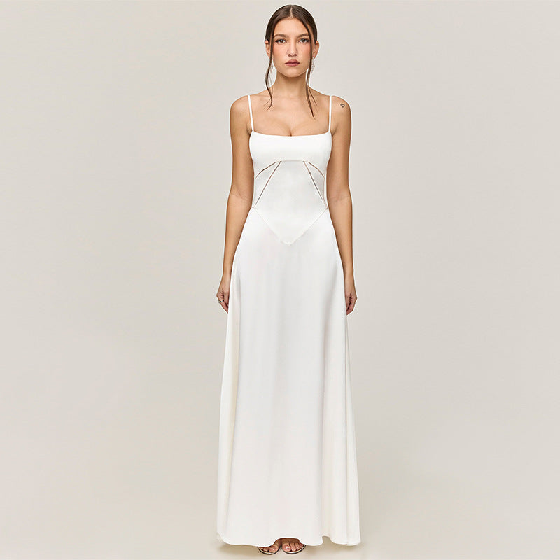 Damen Elegantes Abendkleid mit tailliertem Schnitt und schwingendem Rock Krohn-e