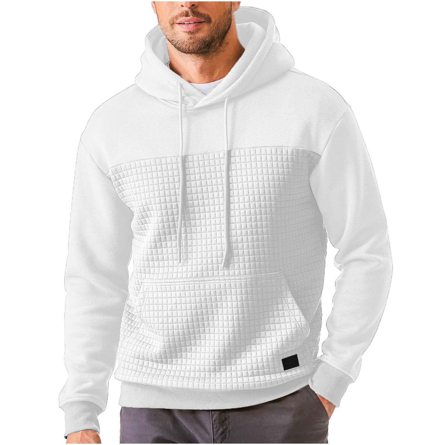 Herren Kapuzenpullover mit strukturiertem Obermaterial Krohn-e