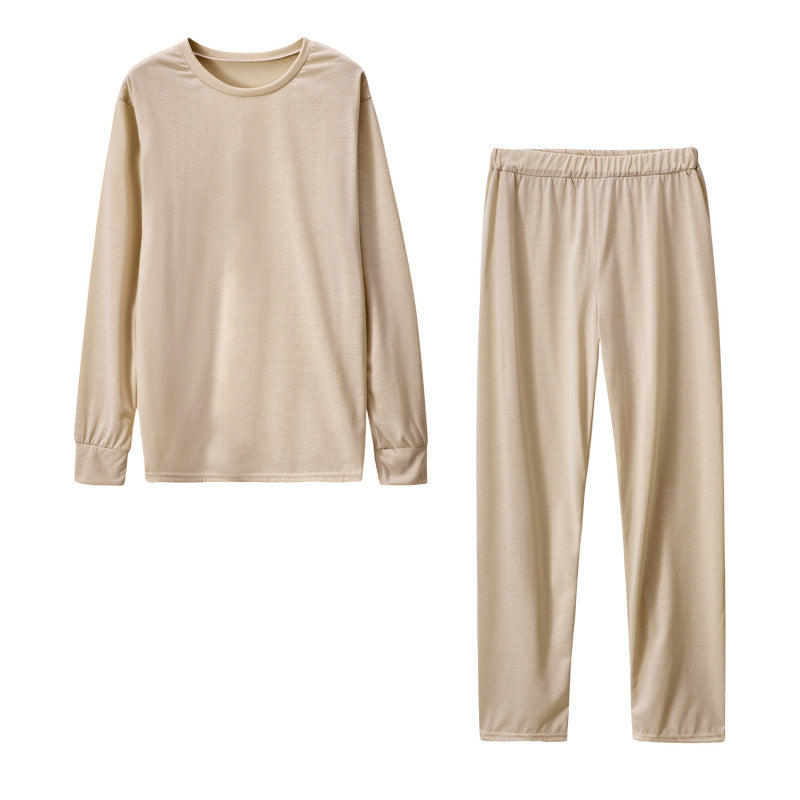 Damen Langarm Schlafanzug Set mit elastischen Hosen Krohn-e
