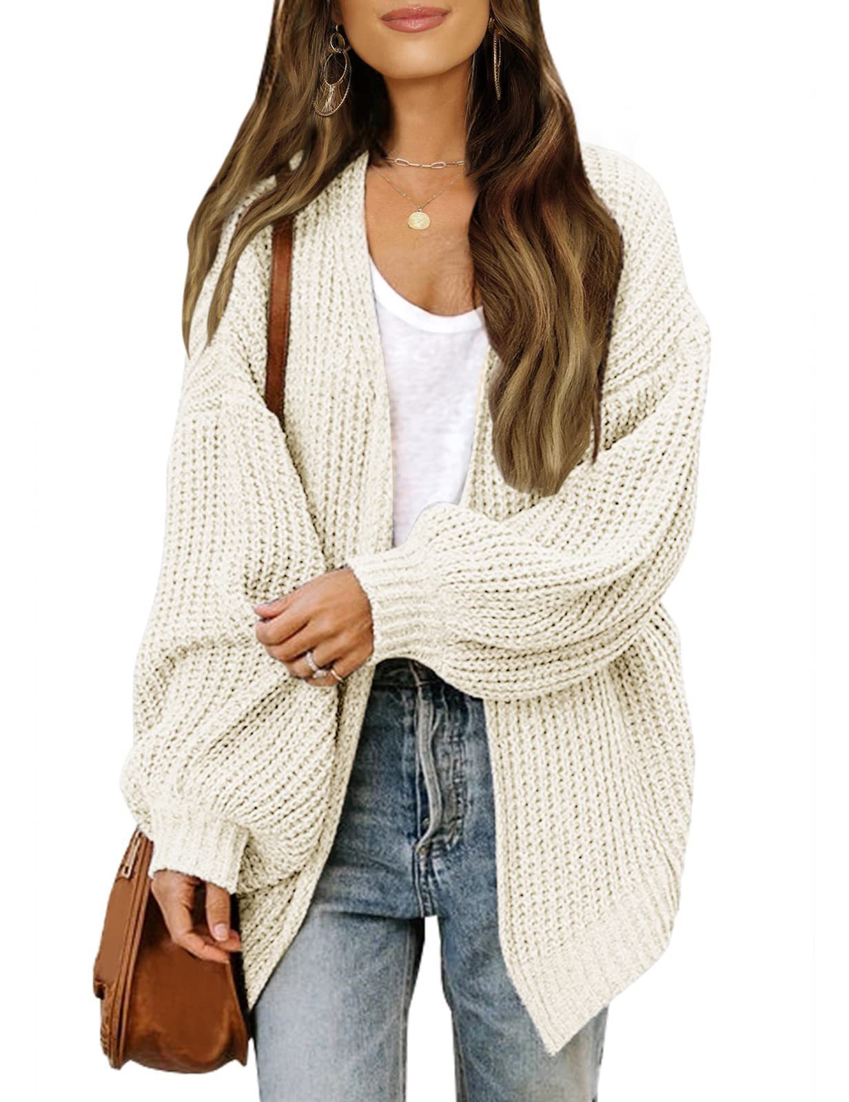 Damen lässige Strickjacke mit lockerer Passform Krohn-e