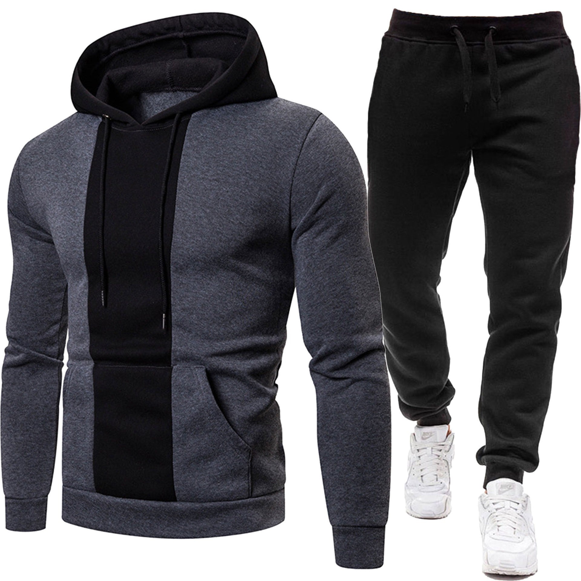 Herren Sportliche Kapuzenjacke und Jogginghose Krohn-e