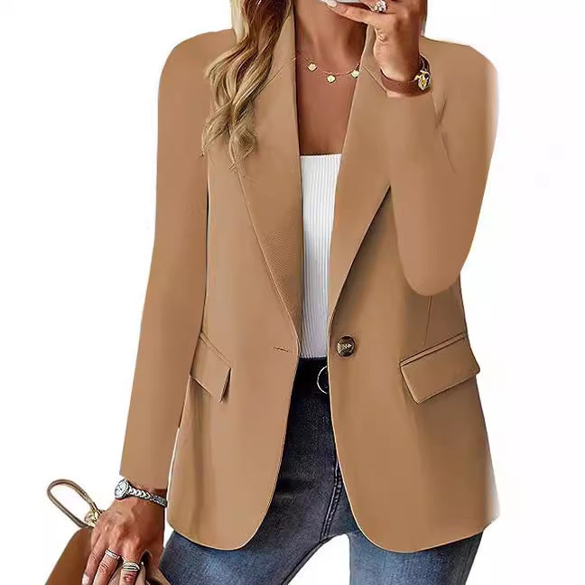 Damen Eleganter Blazer mit strukturiertem Design und praktischen Taschen Krohn-e