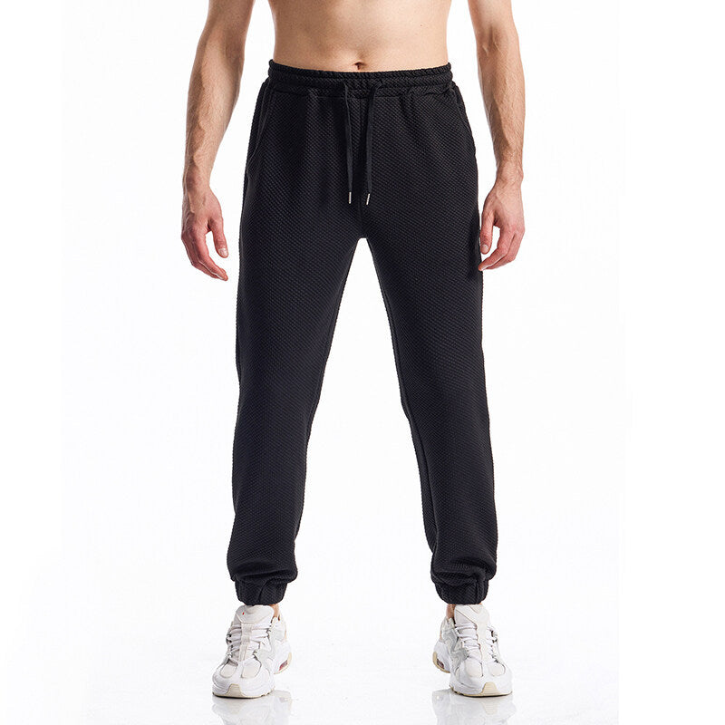 Herren Sportliche Freizeithose mit strukturierter Oberfläche Krohn-e