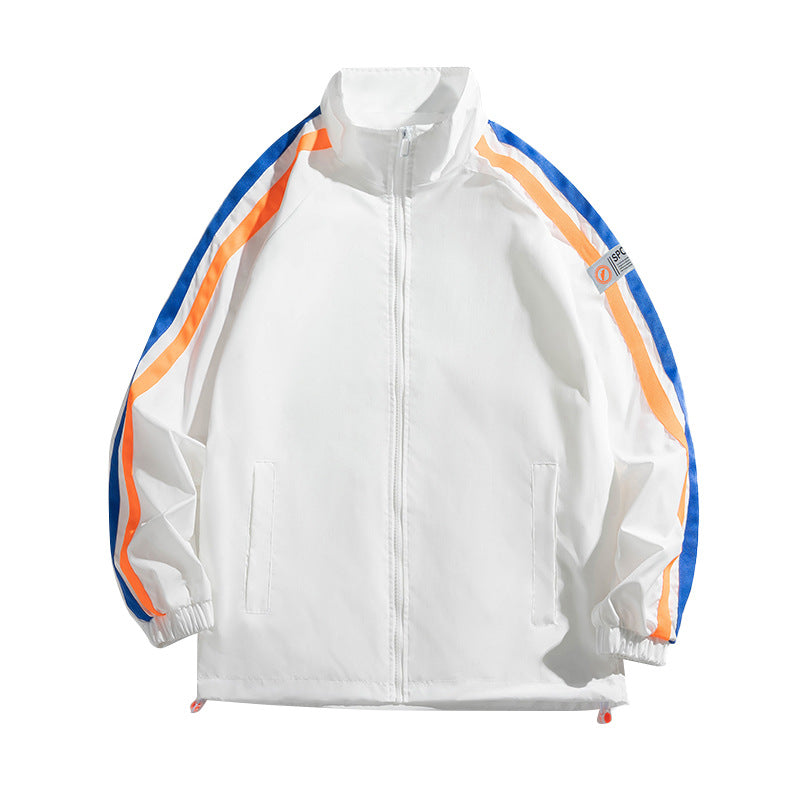 Damen Sportliche Windjacke mit stylischen Kontraststreifen Krohn-e