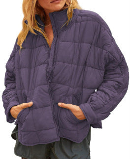 Damen Leichte Steppjacke mit hohem Kragen und praktischen Taschen Krohn-e