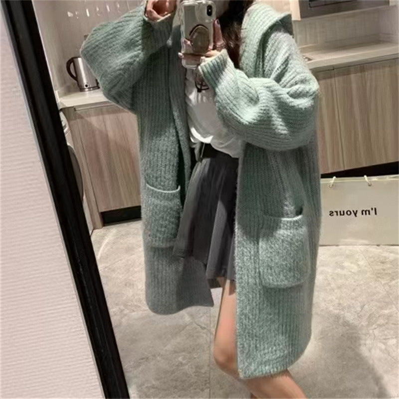 Damen Langstrickjacke mit eleganter Rippstruktur und praktischen Taschen Krohn-e