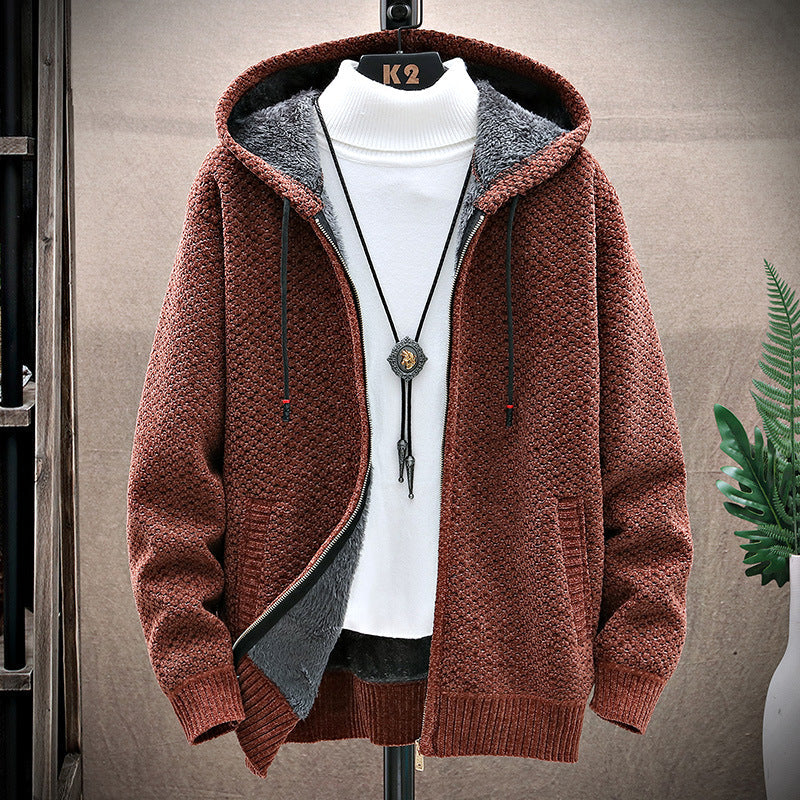 Damen gemütliche Kapuzenjacke mit weichem Innenfutter und innovativem Schnitt Krohn-e