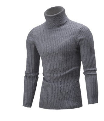Herren modischer Rollkragenpullover aus feinem Strick Krohn-e