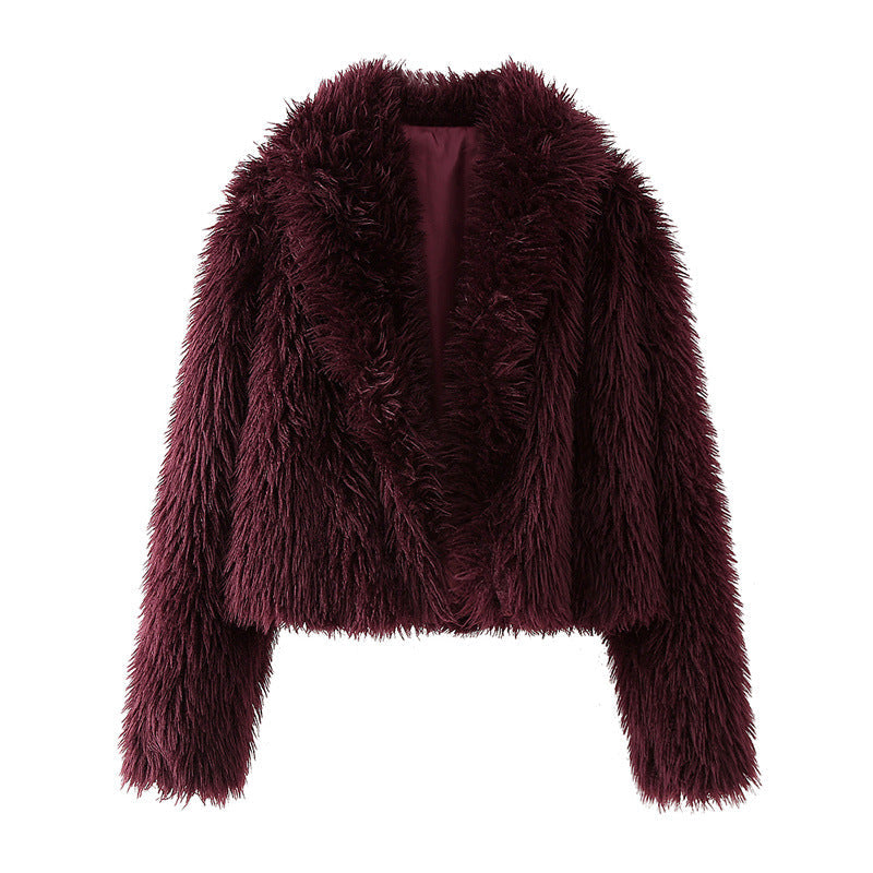Damen Kuschel-Short-Pelzjacke Krohn-e