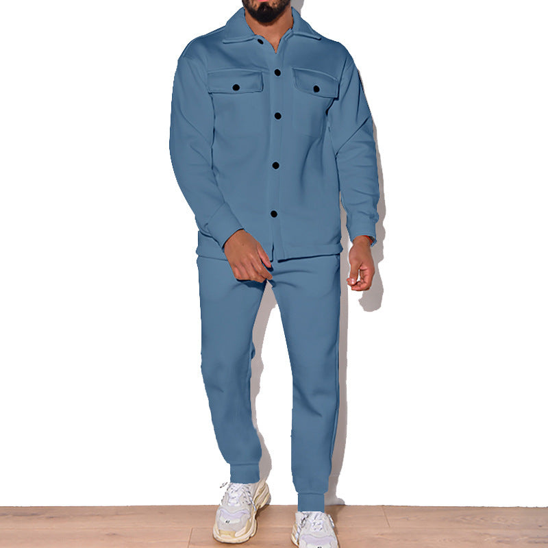 Herren Jogginganzug mit sportlichem Design und praktischen Taschen Krohn-e