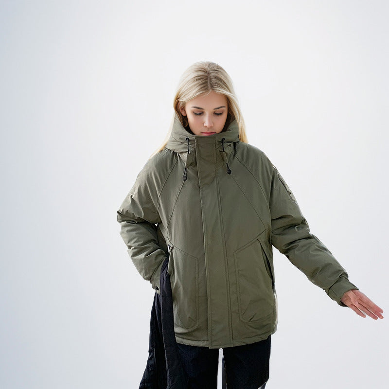 Damen isolierte Funktionsjacke mit hohem Kragen und strategischen Taschen Krohn-e