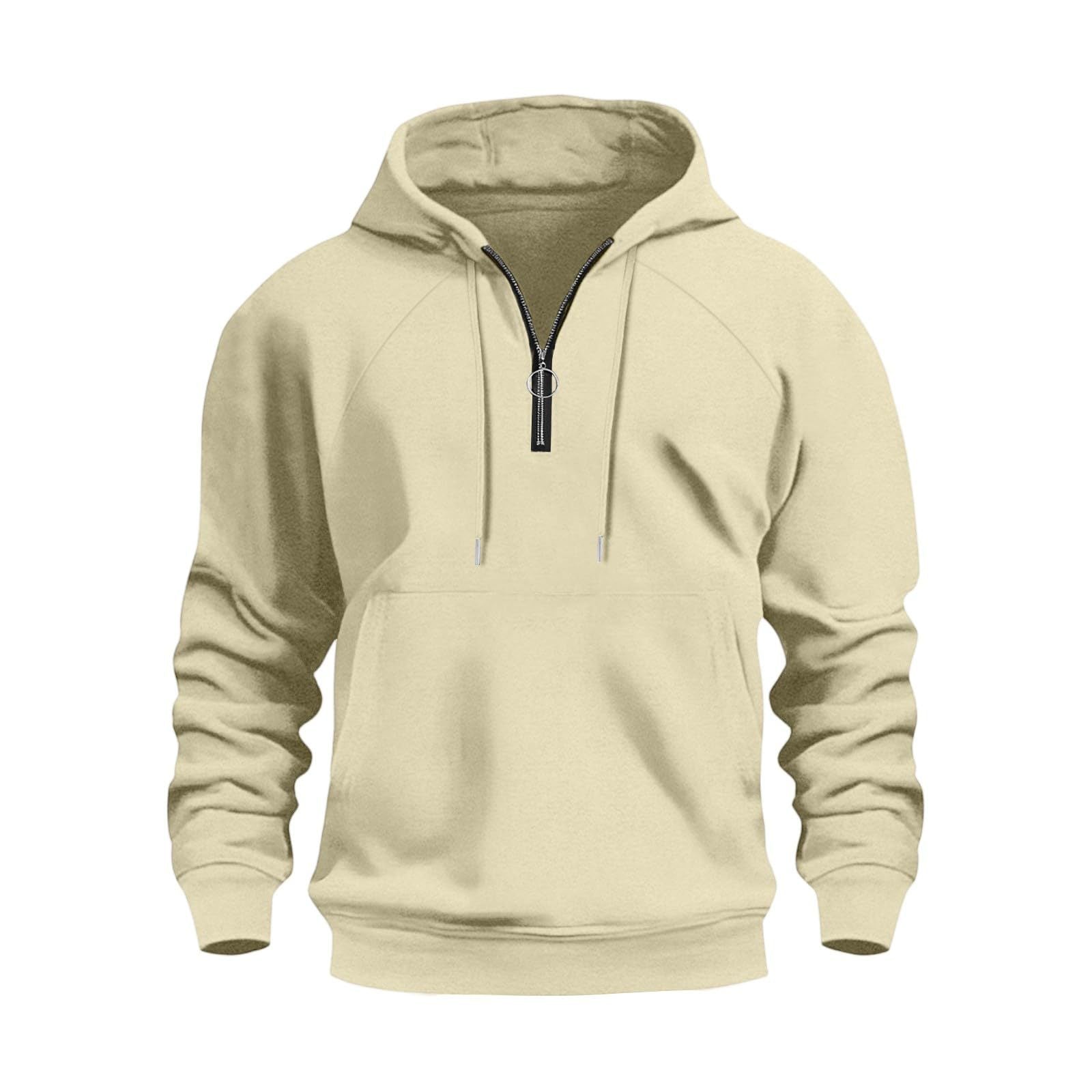 Herren funktionale Kapuzenpullover mit halbem Reißverschluss Krohn-e