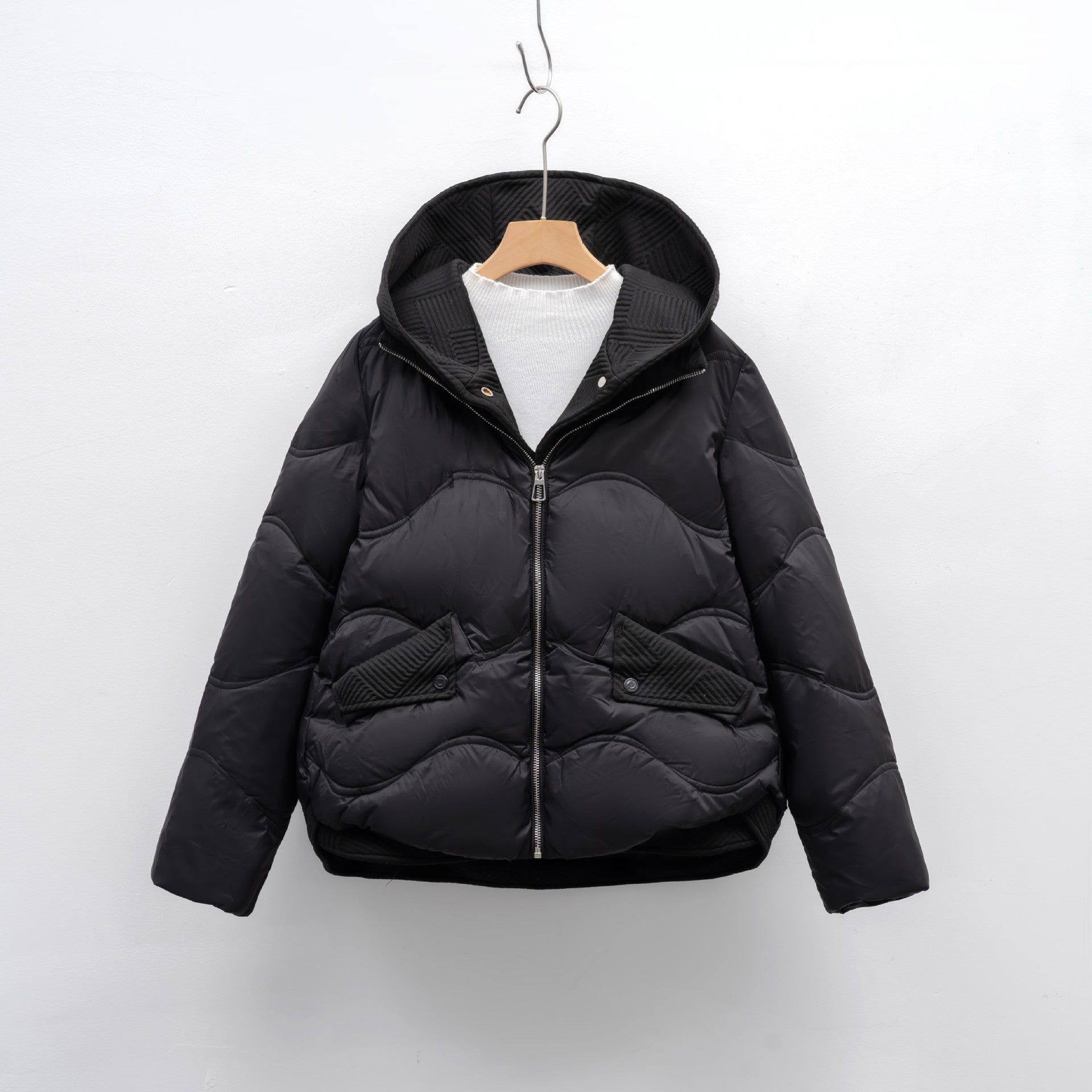 Damen Daunenjacke mit verstellbarem Kragen Krohn-e