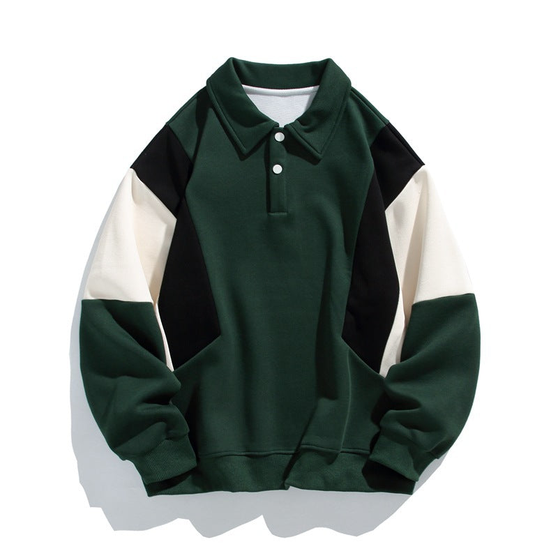 Damen modischer Polo-Pullover mit angesagten Farbkontrasten Krohn-e