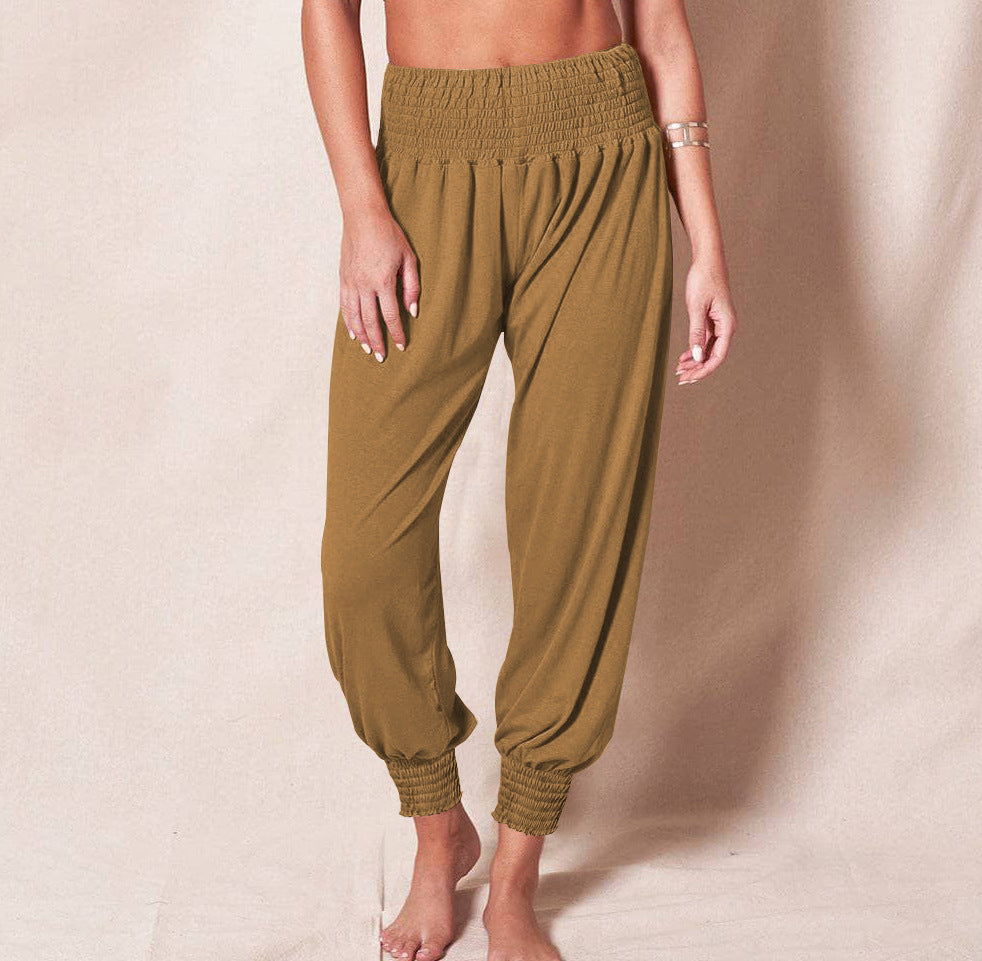 Damen Bequeme Freizeithose mit elastischem Bund und schmalen Bündchen Krohn-e