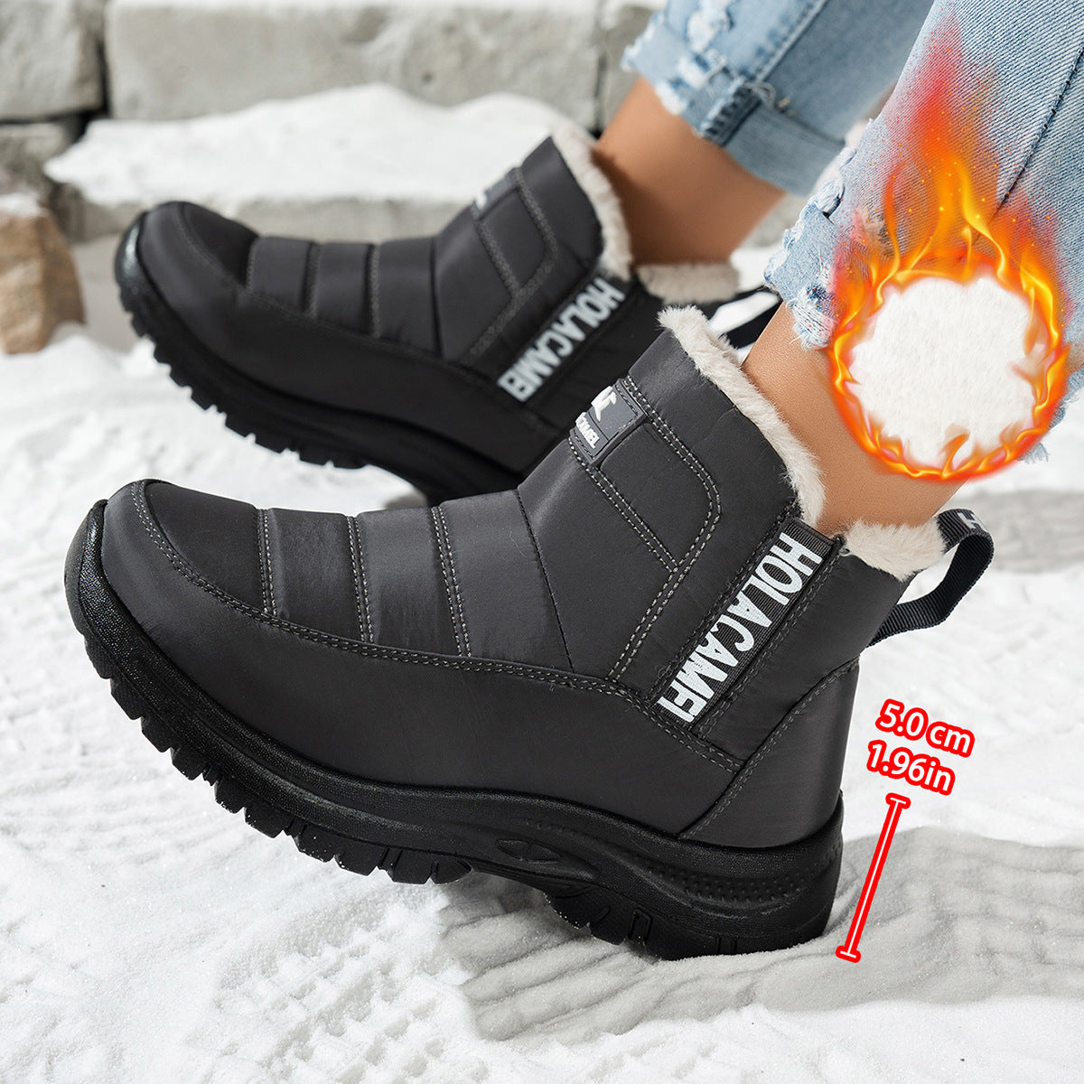 Damen Winterstiefel mit warmem Futter Krohn-e