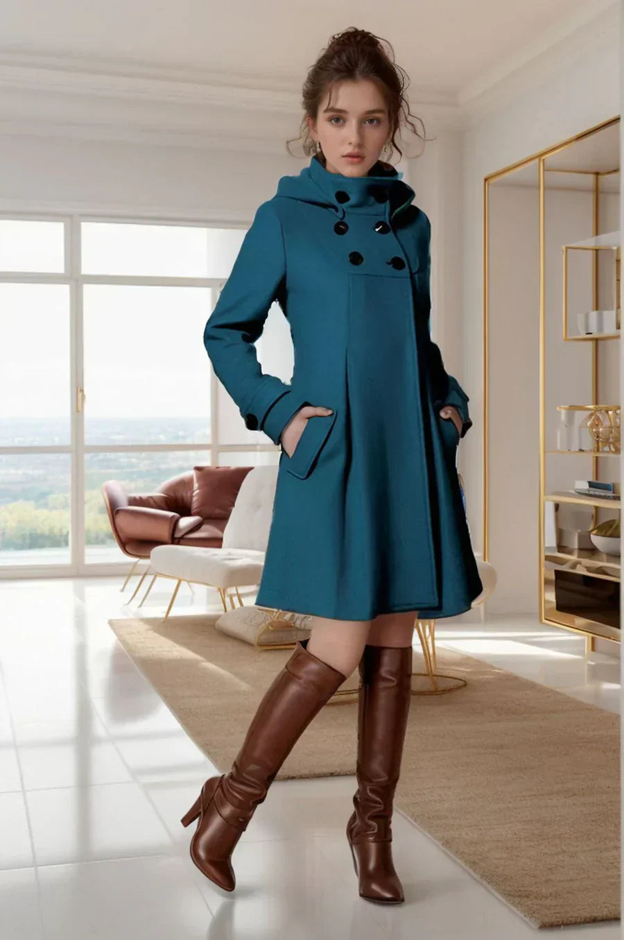 Krohn-e | Eleganter, Eleganter Mantel