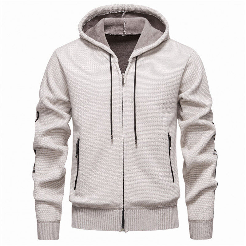 Herren Sweatjacke mit praktischen Reißverschlusstaschen und modernem Design Krohn-e