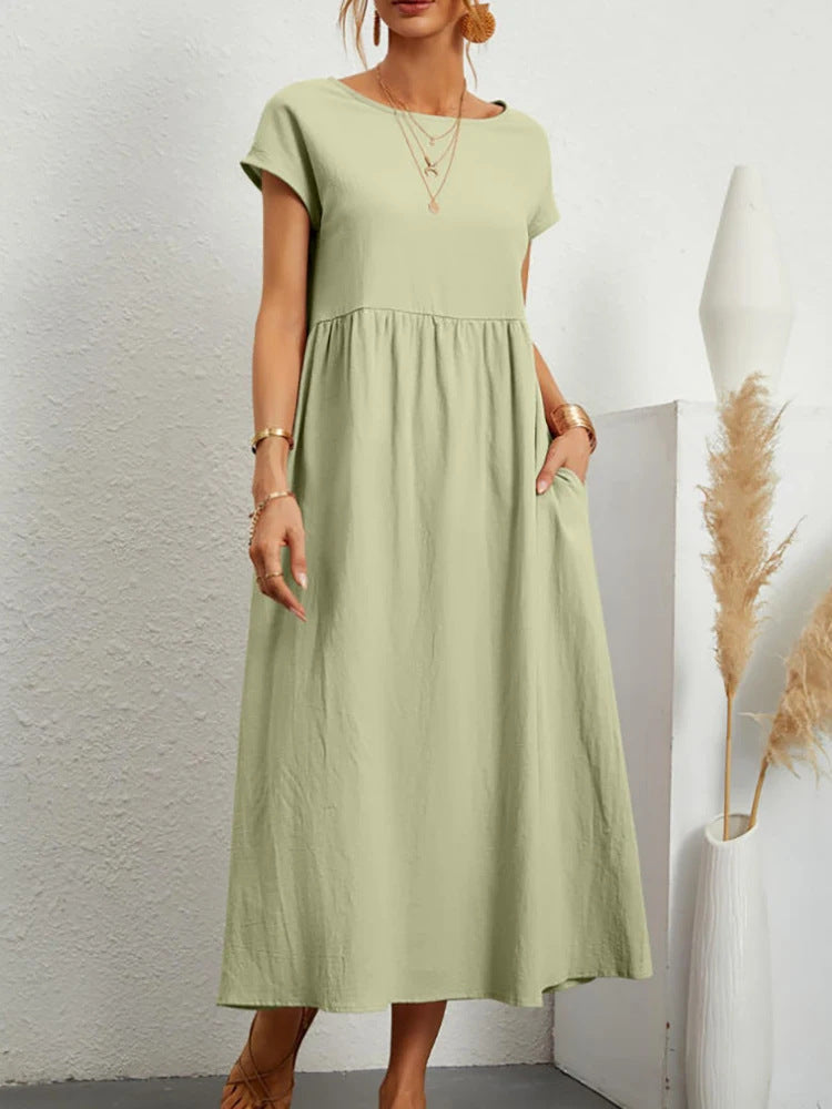 Damen Maxikleid aus leichtem, luftdurchlässigem Stoff Krohn-e