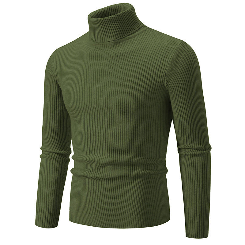 Herren feiner Rollkragenpullover aus langlebigem Strickmaterial Krohn-e