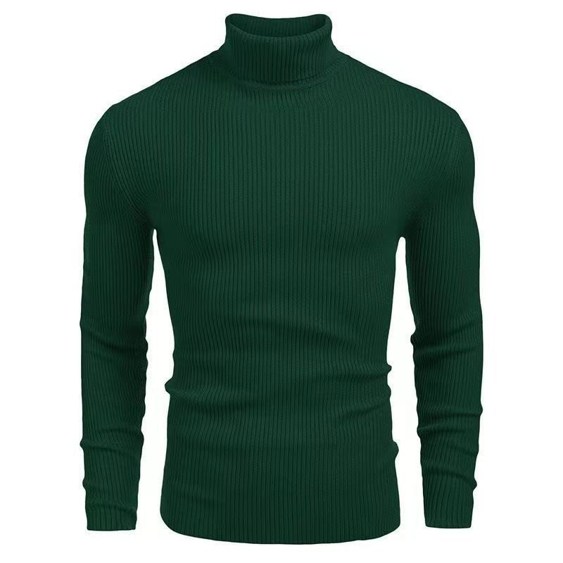 Damen Strickpullover mit hohem Kragen und Rippenmuster Krohn-e