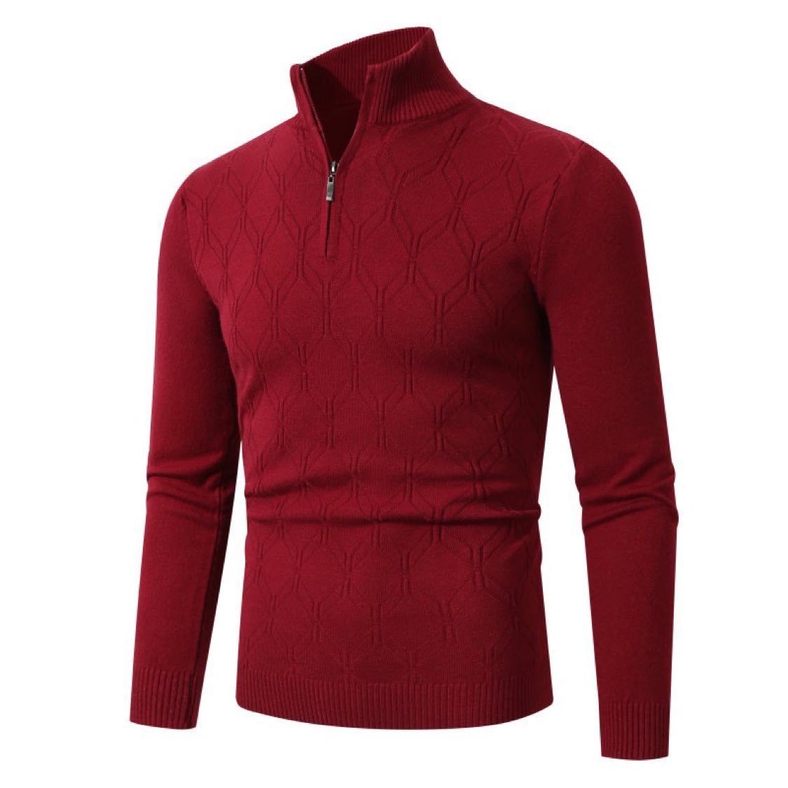 Herren Strickpullover mit modernem Strukturmuster Krohn-e