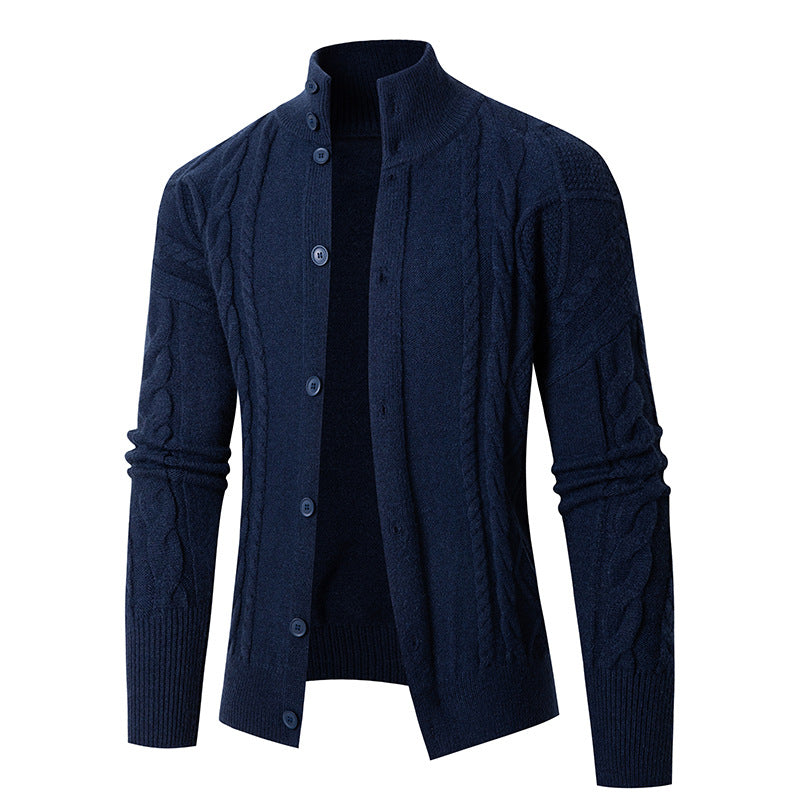 Herren Strickjacke mit eleganten Kabelmustern Krohn-e