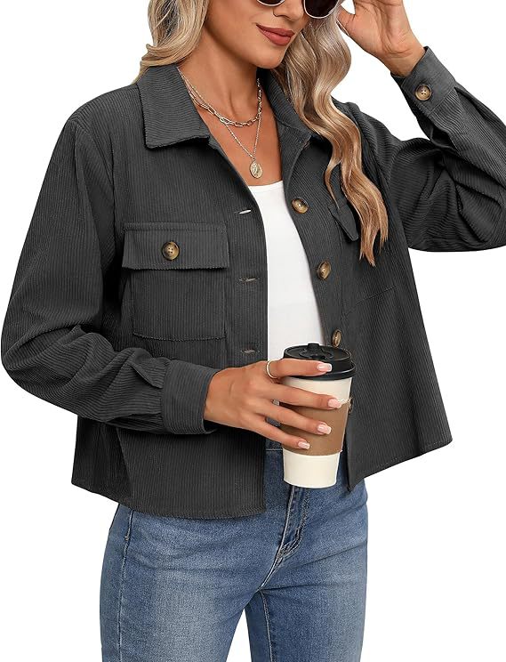 Damen lässige Overshirt-Jacke Krohn-e
