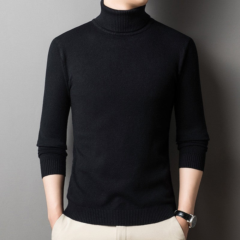 Herren figurbetonter Pullover mit Rollkragen Krohn-e
