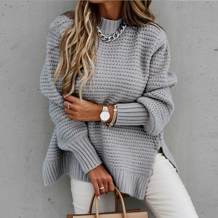 Damen Kuscheliger Strickpullover mit modischem Strukturmuster Krohn-e