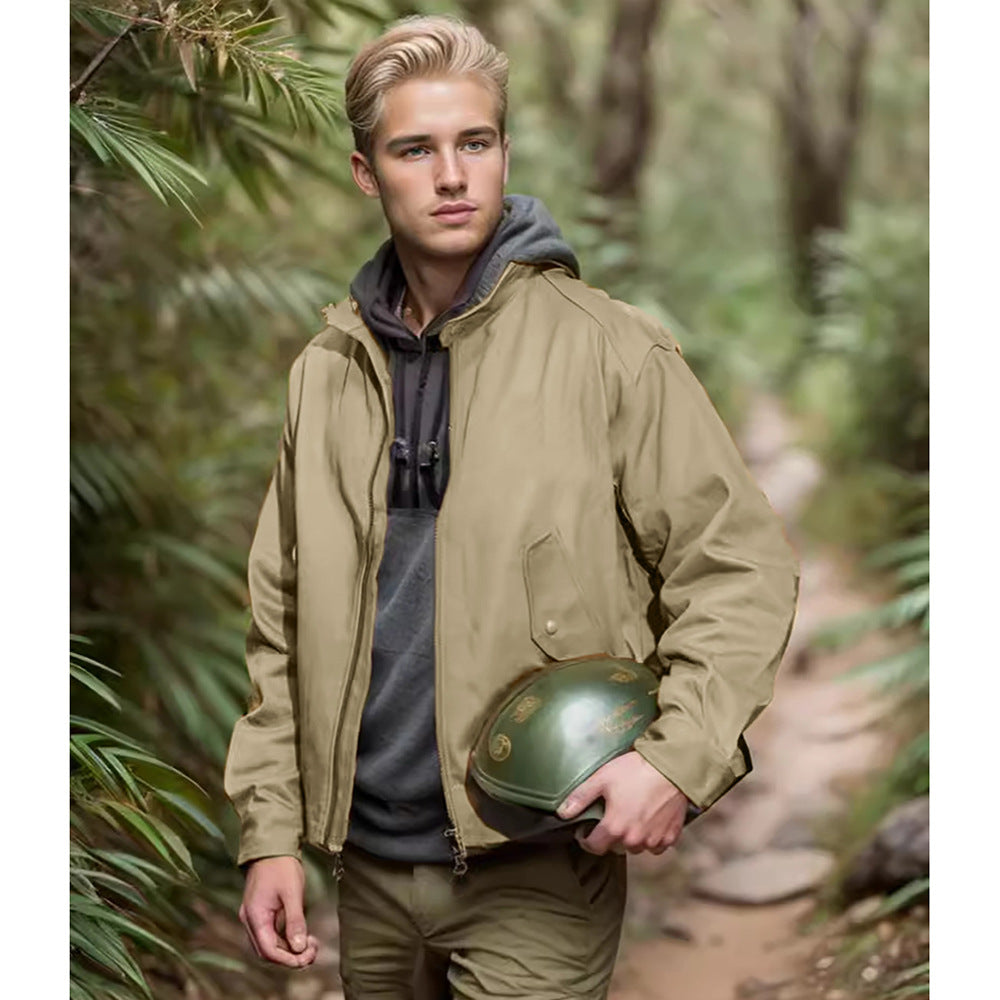 Herren vielseitige Outdoor-Jacke mit praktischen Taschen und wetterfestem Material Krohn-e