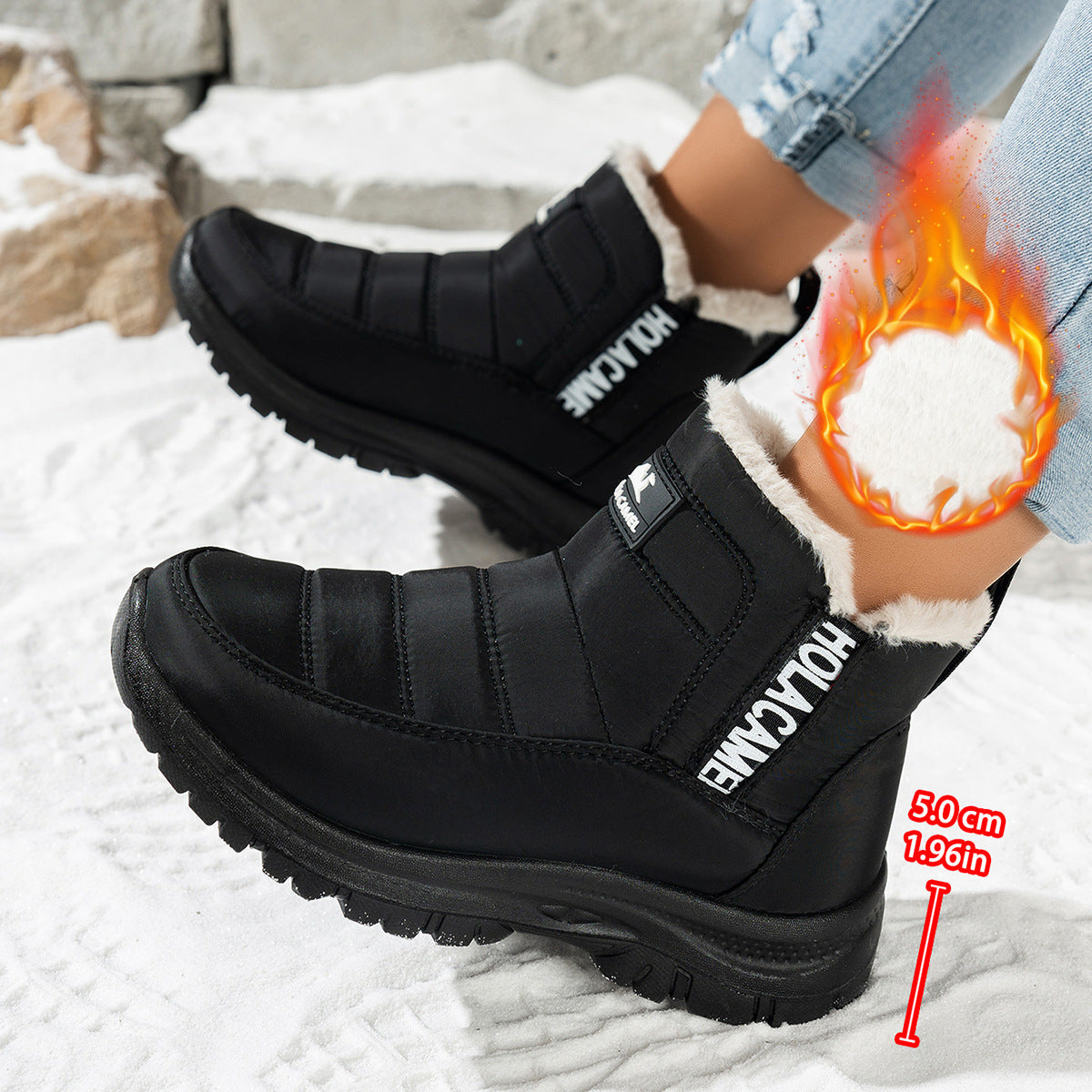 Damen Winterstiefel mit warmem Futter Krohn-e