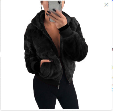 Damen Kunstfell Bomberjacke Krohn-e