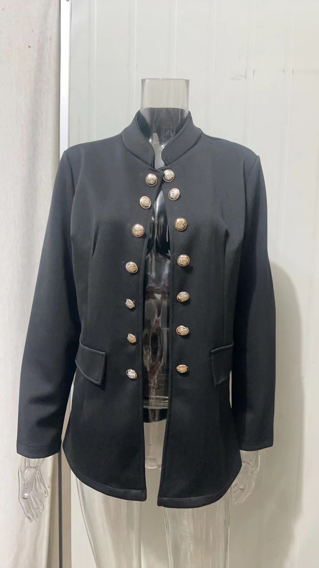 Damen Blazer mit stylishen Druckknöpfen und eleganter Passform Krohn-e