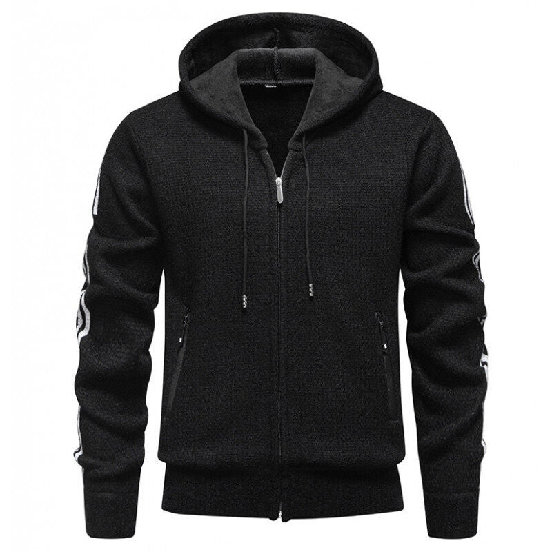 Herren Sweatjacke mit praktischen Reißverschlusstaschen und modernem Design Krohn-e