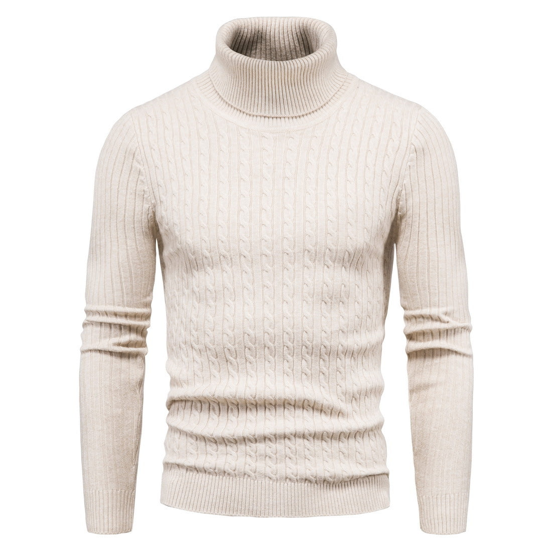 Herren komfortabler Rollkragenpullover Krohn-e