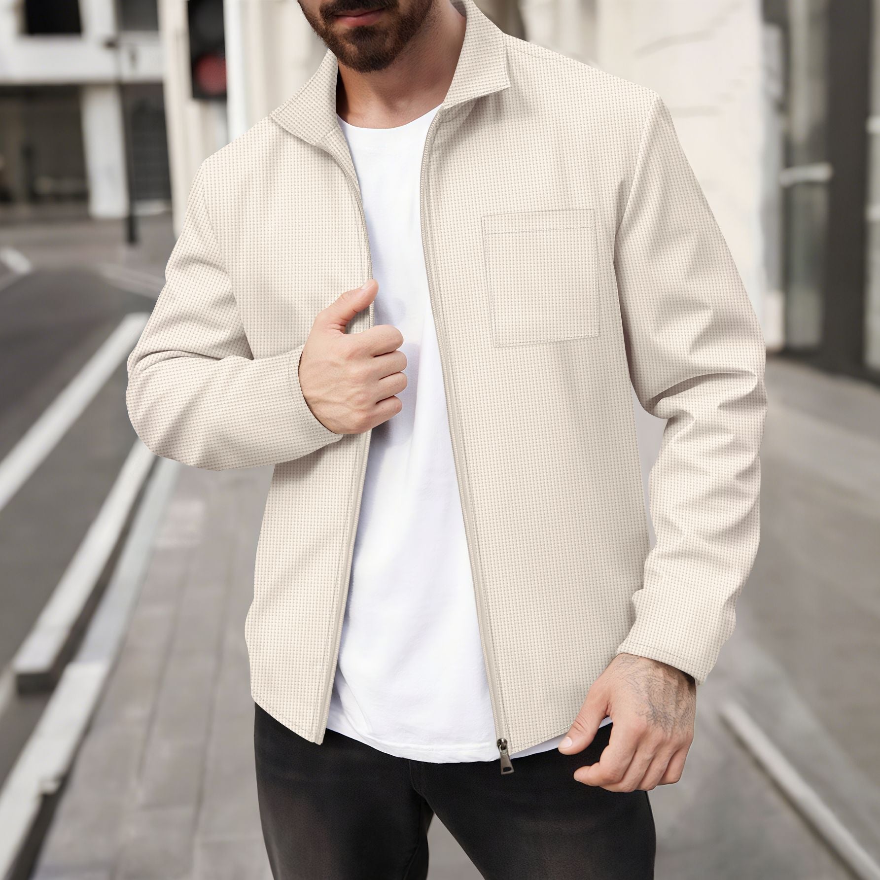 Herren sportliche Jacke Krohn-e