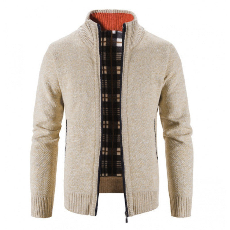 Herren Strickjacke mit innovativem wärmeisolierendem Innenfutter Krohn-e