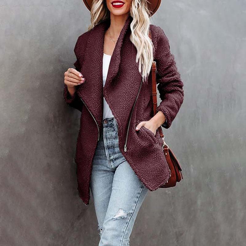 Krohn-e | Sherpa Jacke Polyester Weich, Warm