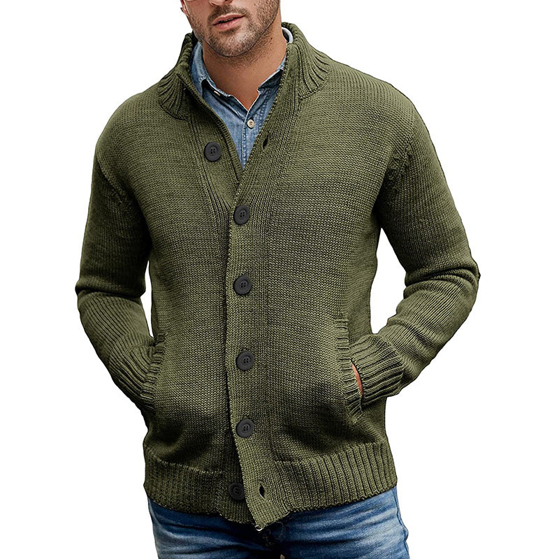 Herren Strickjacke mit modernem Design und praktischen Taschen Krohn-e