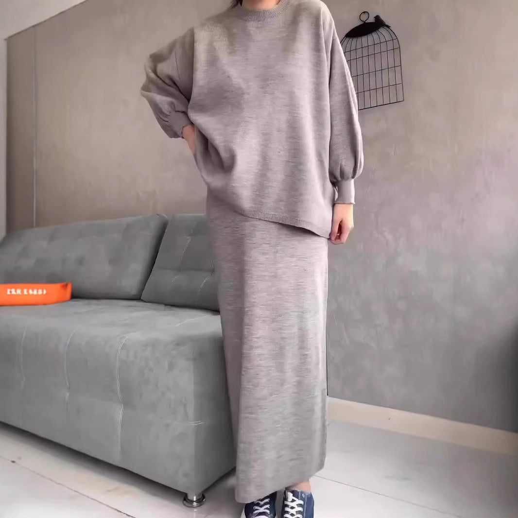 Damen Lässiges Sweat-Set mit weitem Schnitt und bequemen Taschen Krohn-e