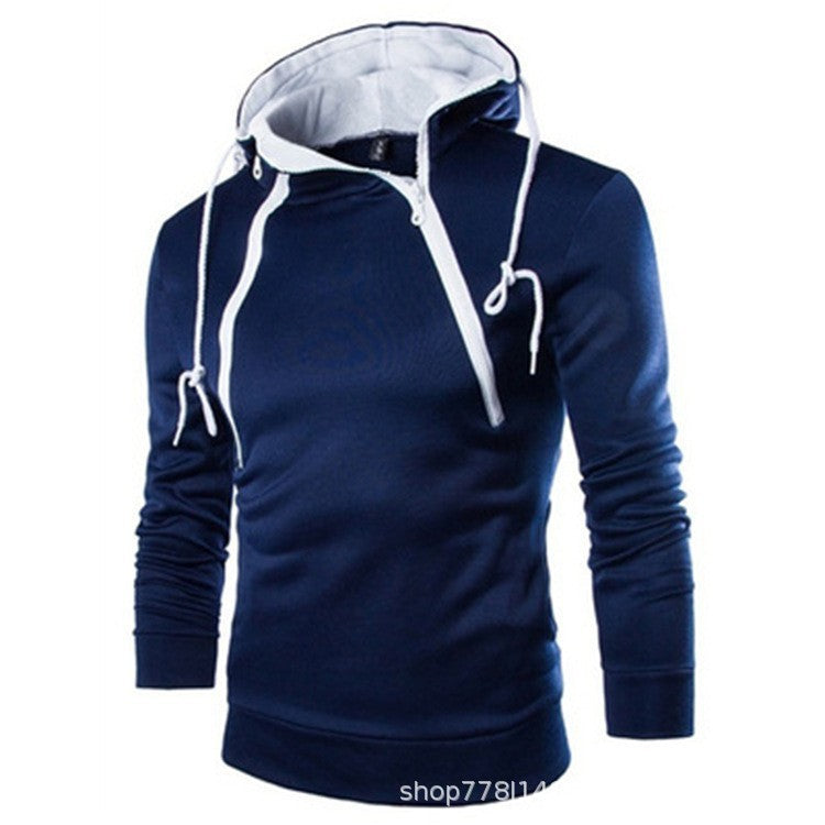 Herren moderne Kapuzenpullover mit praktischem Reißverschluss Krohn-e