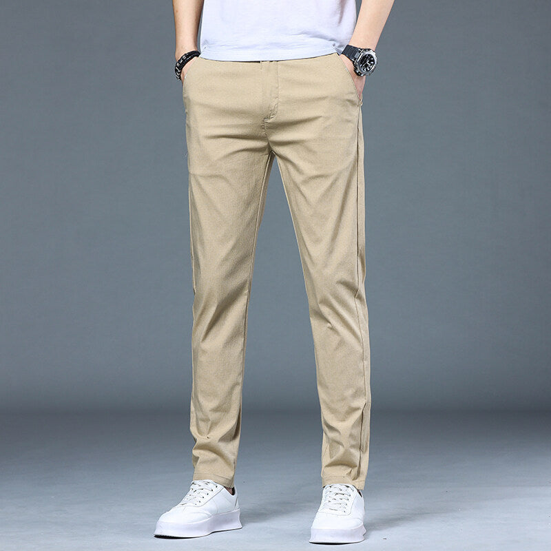 Herren luftige Freizeithosen im modernen Slim-Fit Design Krohn-e